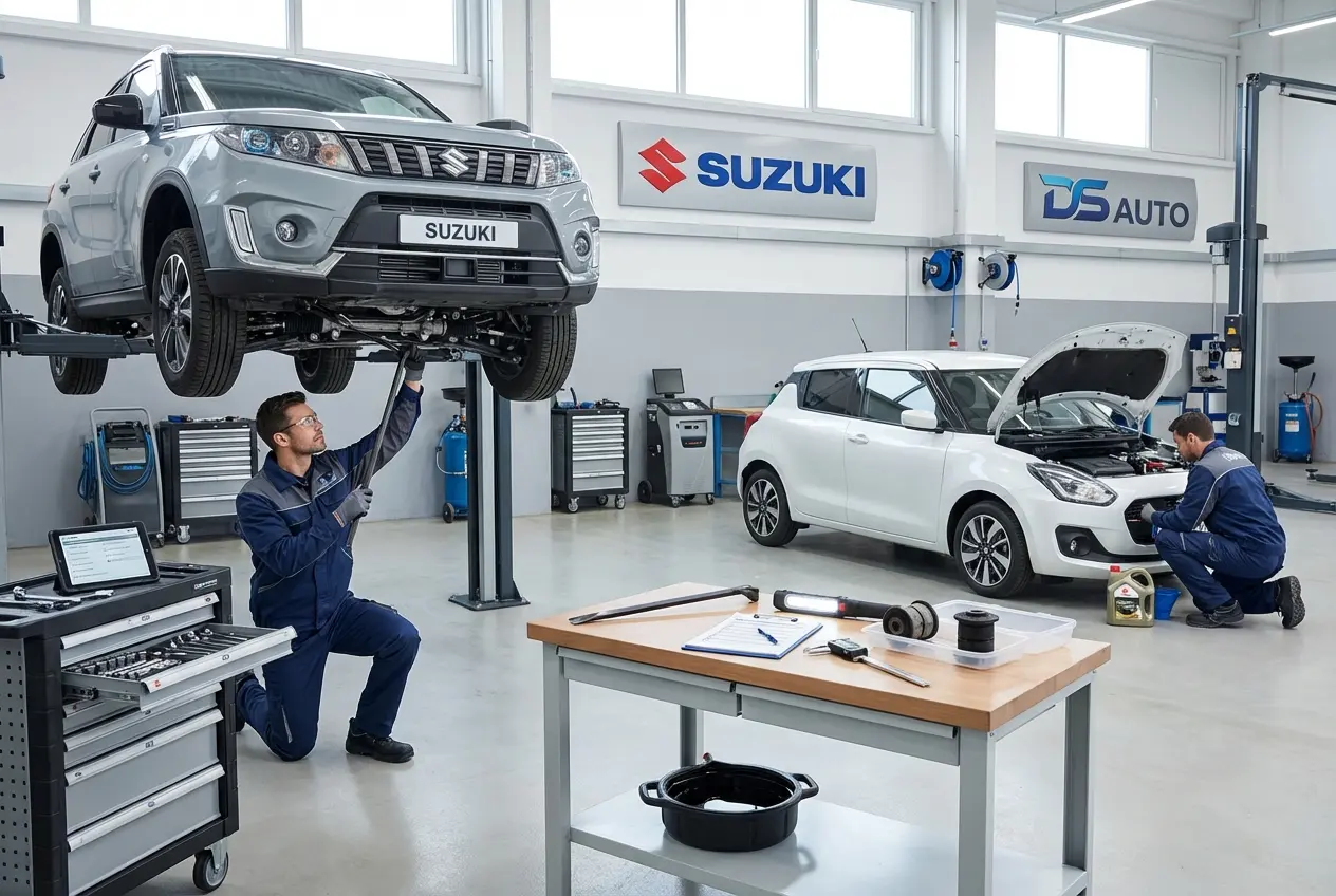 Проверка подвески автомобиля Suzuki в Жуковском — диагностика передней подвески Suzuki в автосервисе DS Auto
