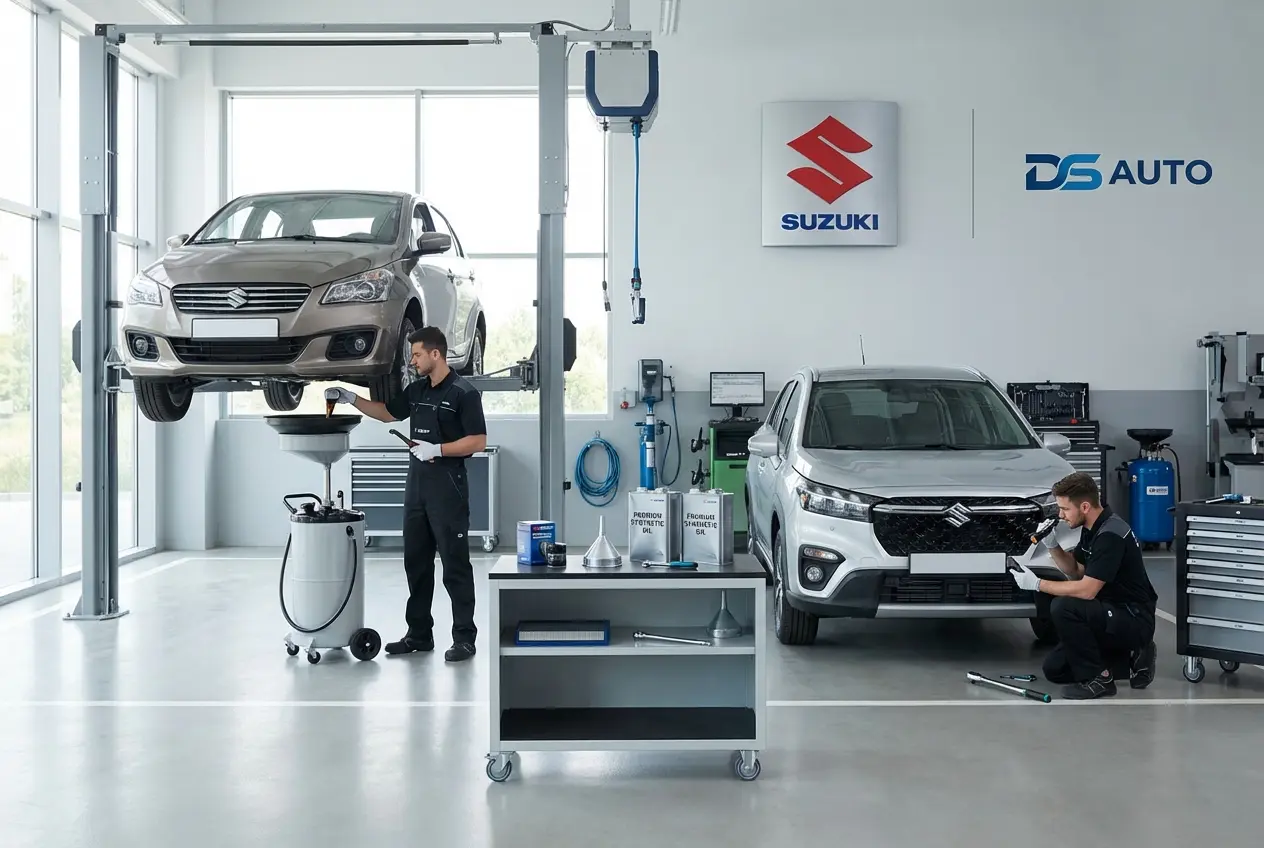 Замена масла в двигателе Suzuki в автосервисе в Жуковском
