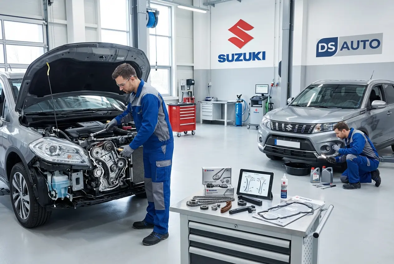 Диагностика и замена цепи ГРМ Suzuki в автосервисе DS AUTO Жуковский
